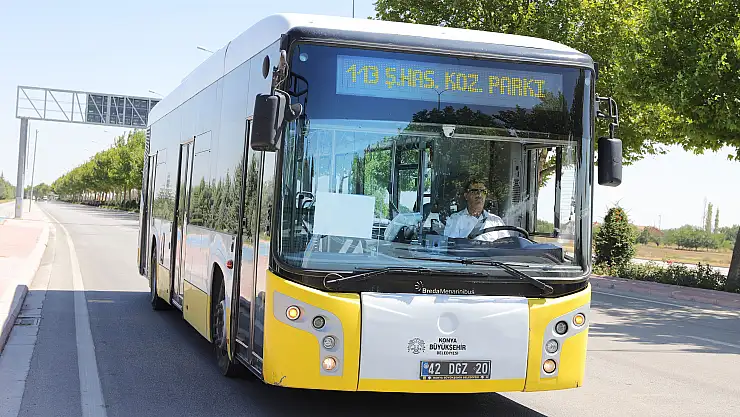 Konya Büyükşehir yeni bir otobüs hattını daha hizmete sundu