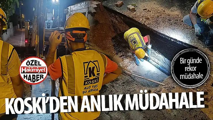 Konya'da 1 Günde 470 Su ve Kanalizasyon Arızası Giderildi