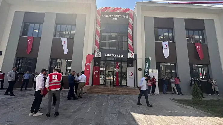 Konya'da 10 bin kişi kapasiteli Karatay Aşevi açıldı