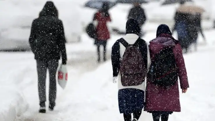 Konya'da 3 merkez ilçede de okullar tatil edildi!