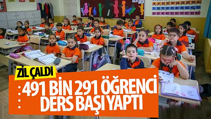 Konya'da 491 bin 291 öğrenci ders başı yaptı