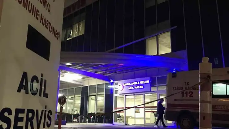 Konya'da akşam saatlerinde silah ve bıçaklı kavga: 2 yaralı!