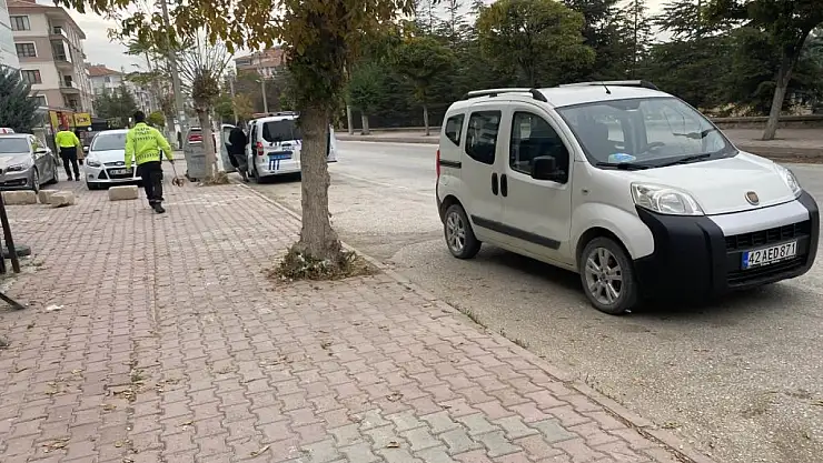 Konya'da annesinden elinden kurtulan çocuk yola fırladı! Aracın çarptığı çocuk yaralandı!..