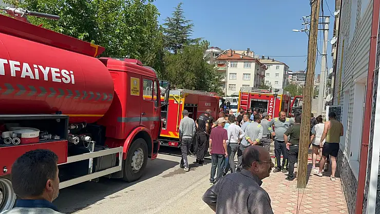 Konya'da apartmanda çıkan yangın söndürüldü