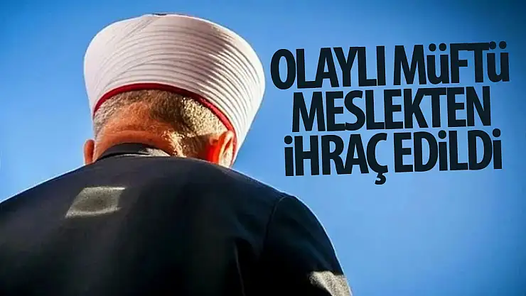 Konya'da araç içinde kadınla yakalanan müftü meslekten ihraç edildi!