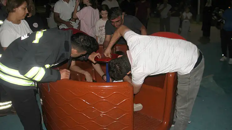 Konya'da ayağına vida saplanan çocuk hastaneye kaldırıldı!