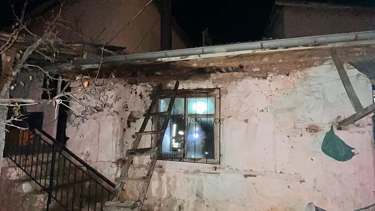 Konya'da baca temizliği felakete dönüşüyordu! Alevler bir anda yükseldi