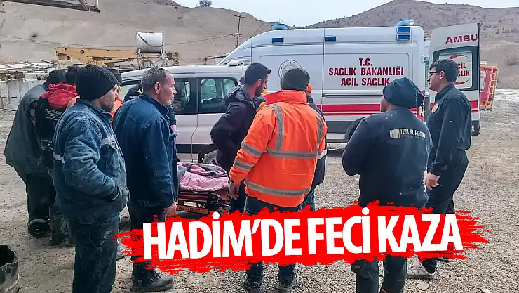 Konya'da vagon kazası: İşçi hayatını kaybetti!