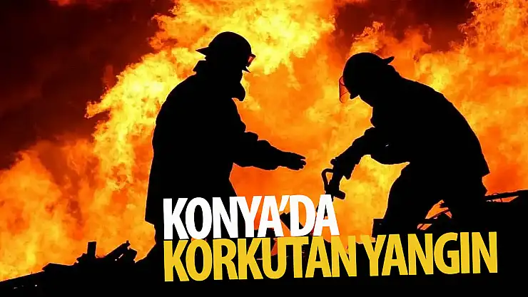Konya'da barakada yangın çıktı: 1 ölü