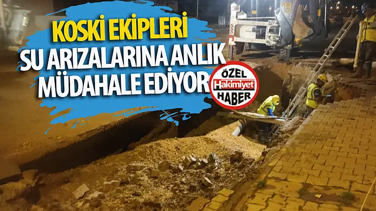 Konya'da Bayramda Su Kesintisi Sorununa Anında Müdahale