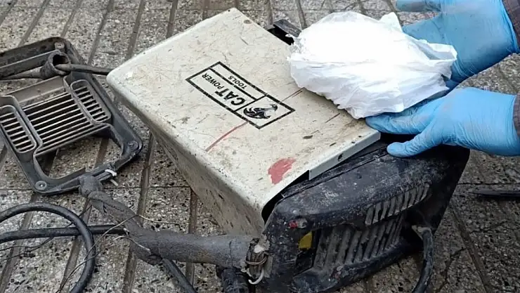 Konya'da bir aracın içinde uyuşturucu bulundu!