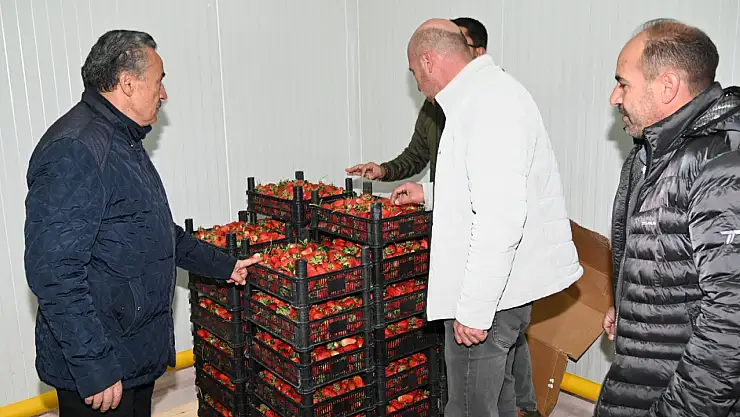 Konya'da bu depoda ilk ürünler yurt dışına sevk edildi!