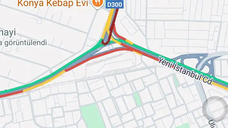 Konya'da Bu Sabah Trafik Felç: Sebebi Malum