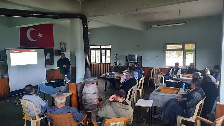 Konya'da çiftçiler bilgilendiriliyor!