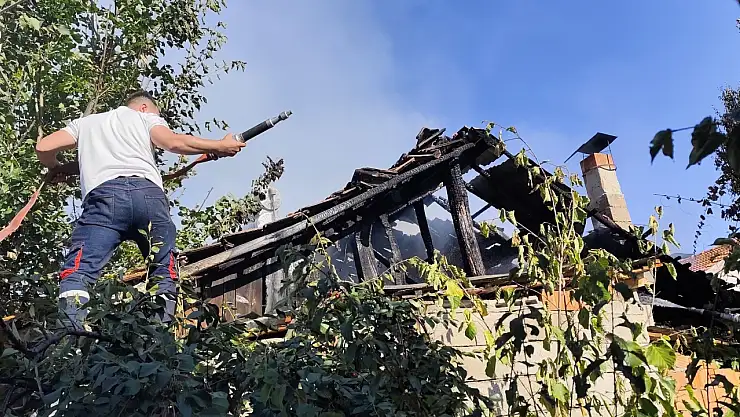 Konya'da çıkan yangın korkuya neden oldu
