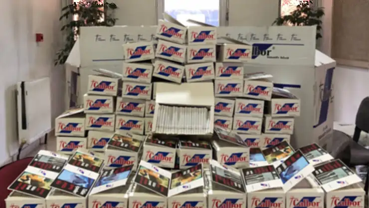 Konya'da durdurulan araçtan 19 bin 200 adet kaçak sigara ele geçirildi