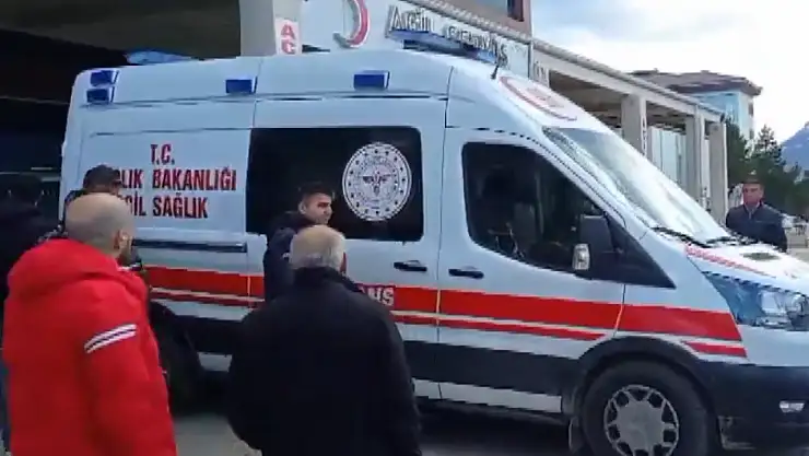 Düşen av tüfeği ateş aldı bir kişi yaralandı