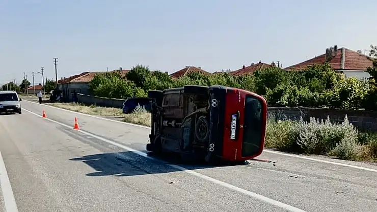 Konya'da feci kaza! 4 kişi yaralandı