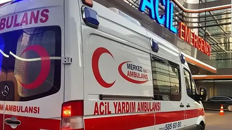 Konya'da feci kaza!.. Taş parçası işçinin vücuduna saplandı!
