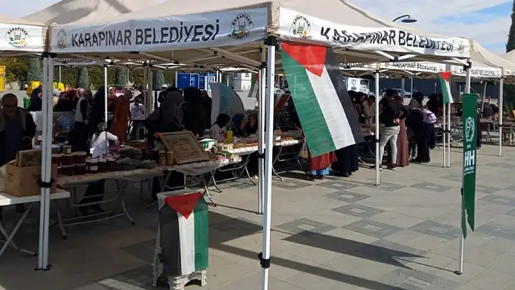Konya'da Gazze için kermes düzenlendi