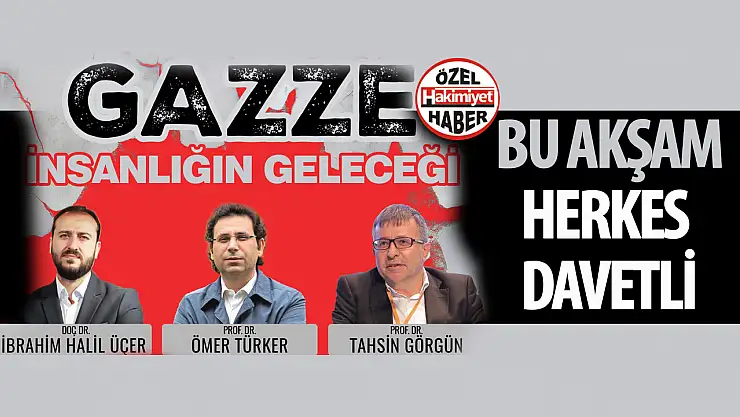 Konya'da 'Gazze İnsanlığın Geleceği' konulu panel düzenlenecek