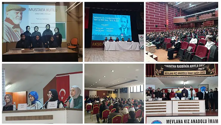 Konya'da gençler ustaları anıyor