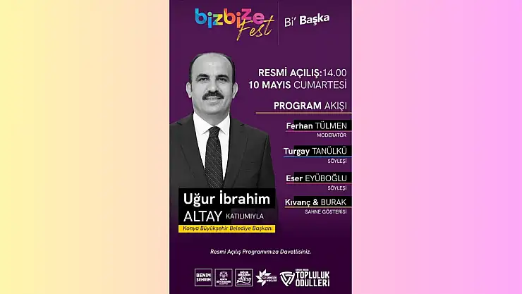 Konya'nın kalbi gençlerle atacak: Biz Bize Fest 10 Mayıs'ta başlıyor!
