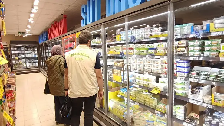 Konya'da gıda denetimleri aralıksız devam ediyor!