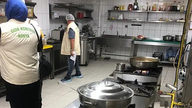 Konya'da gıda işletmeleri denetlendi