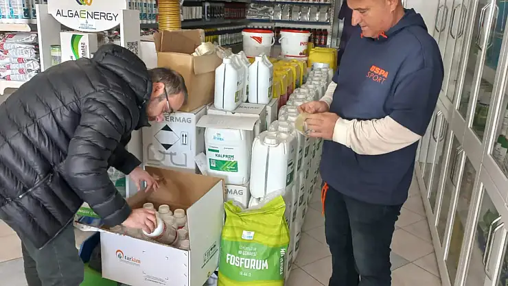 Konya'da gübre bayileri denetlendi