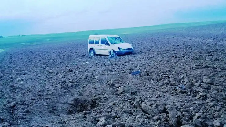 Konya'da hafif ticari aracın takla atması sonucu bir kişi yaralandı