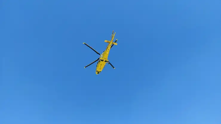 Konya'da hava ambulansı kalp krizi geçiren hasta için havalandı!