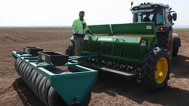 Konya'da ilk defa alternatif ürün olarak anason ekildi