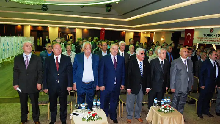 Konya'da İşçi Sağlığı ve İş Güvenliği semineri düzenlendi