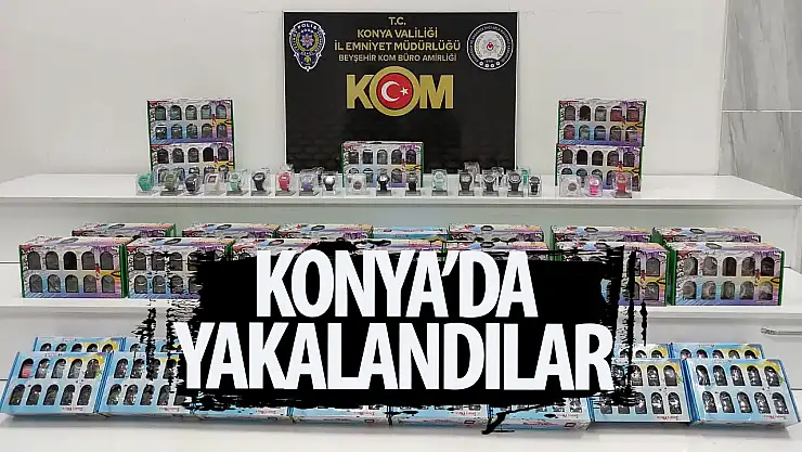 Konya'da kaçakçılara geçit yok: 41 şüpheliye adli işlem yapıldı!