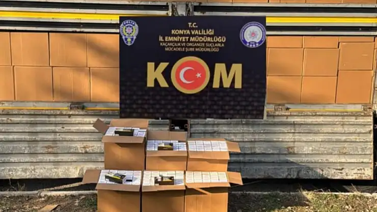 Konya'da kaçakçılara geçit yok: Yakalanan ürünün maliyeti 7 buçuk milyon