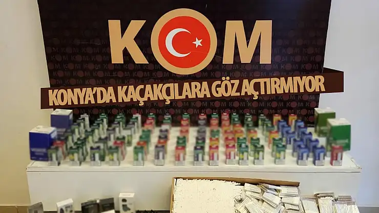 Konya'da kaçakçılık operasyonu: 13 gözaltı