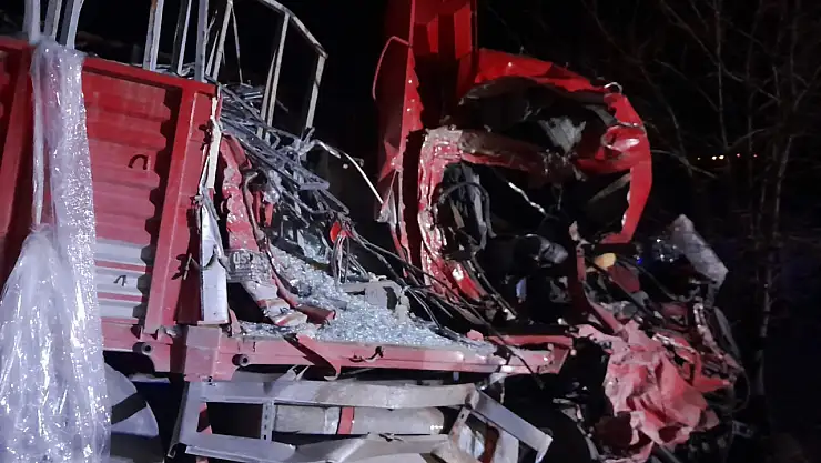 Konya'da kamyon kazası: 1 yaralı