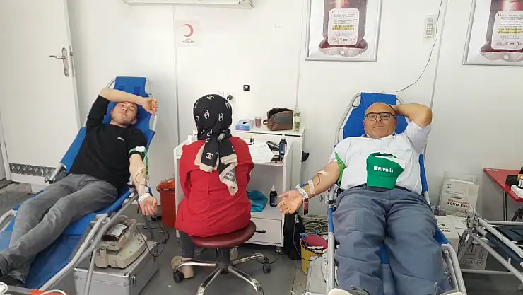 Konya'da kan bağışı yapıldı!
