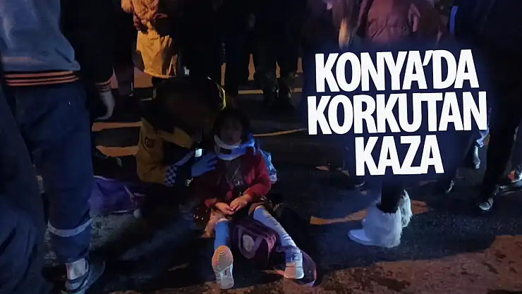 Konya'da kaza: 2 çocuk yaralandı