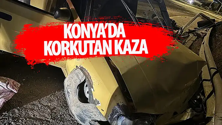 Konya'da kaza: 3 yaralı