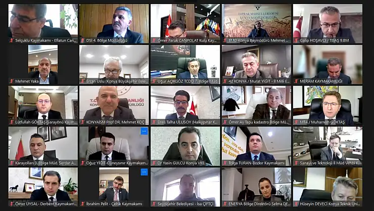 Konya'da kış tedbirleri toplantısı yapıldı!