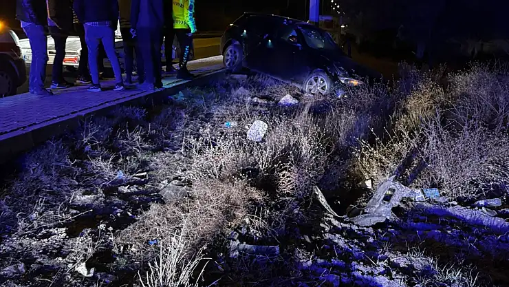 Konya'da korkutan kaza: 1 yaralı