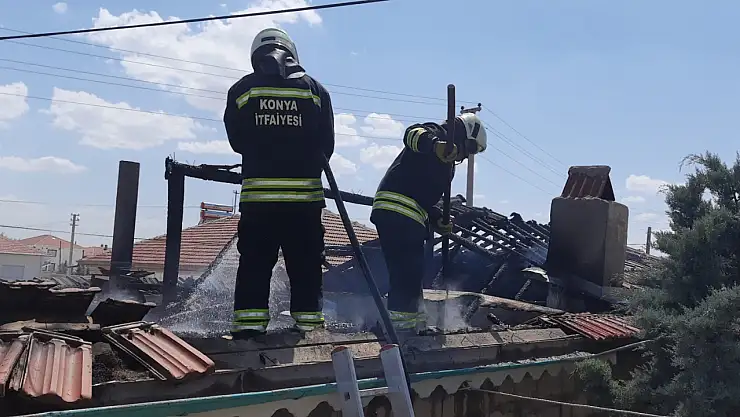 Konya'da korkutan yangın!
