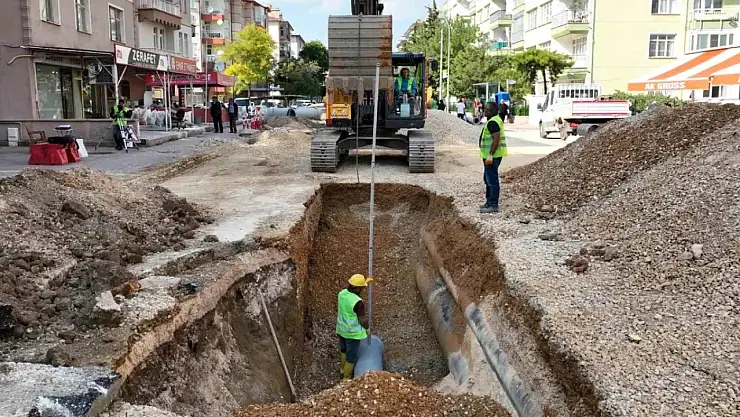 Konya'da KOSKİ'nin altyapı çalışmaları faaliyetlerini sürdürüyor