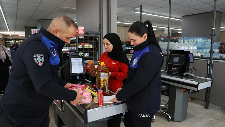 Konya'da marketlere sıkı markaj! Raf ile kasa fiyatları titizlikle inceleniyor