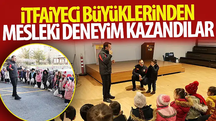 Konya'da miniklere yangın güvenliği eğitimi