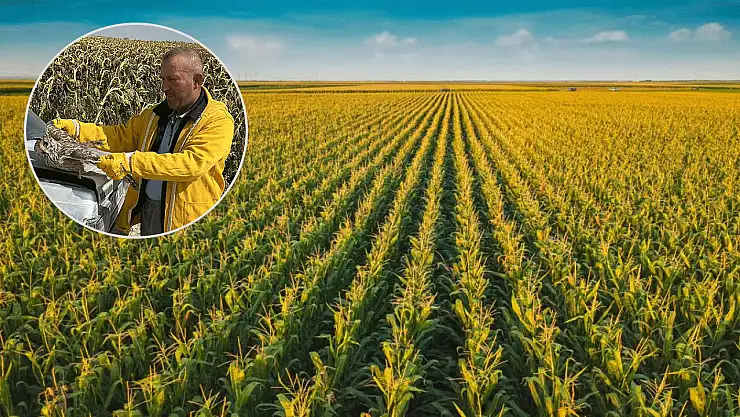 Konya'da mısır tarlasında hiç ummadığı cana umut oldu