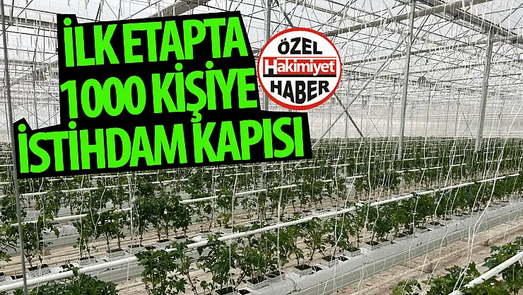 Konya'da o ilçede Bin kişiye istihdam sağlayacak dev proje