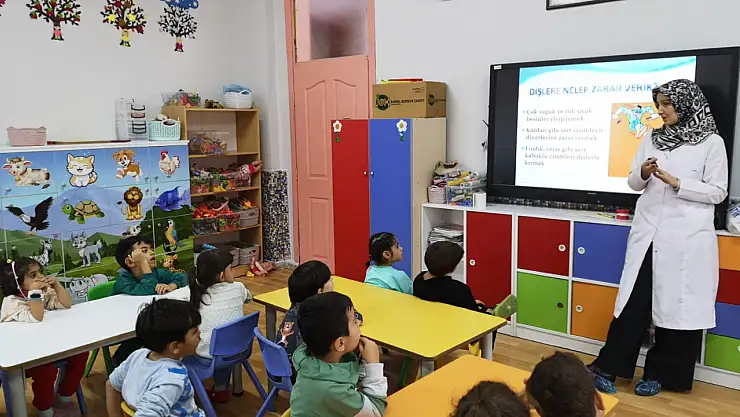 Konya'da öğrencilere ağız ve diş sağlığı eğitimi verildi